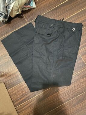 Women’s Linen/ Cotton Black Pant Sz: 14